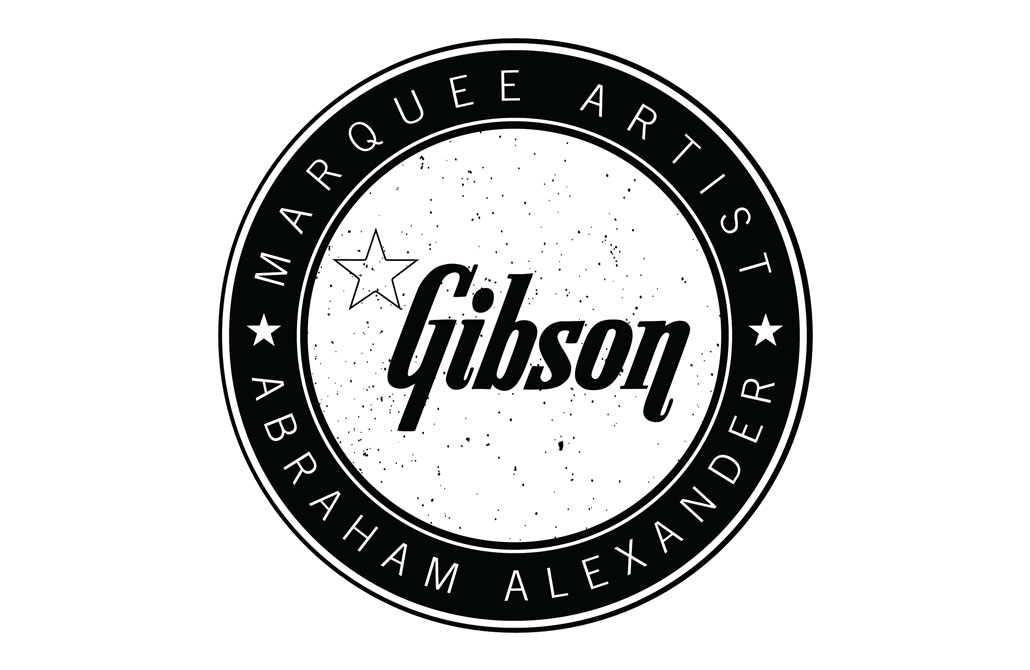 Gibson Marquee Artist Program Logo for Abraham Alexander