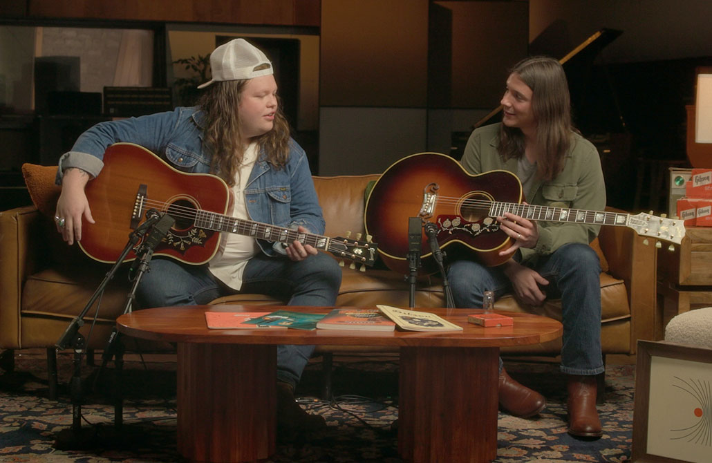 Marcus King and Drew Smithers play the new Gibson Custom Murphy Lab acoustic models