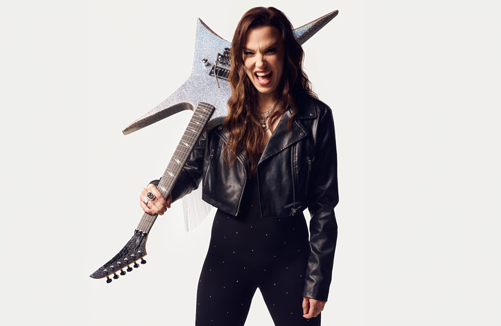 The Kramer Lzzy Hale voyager is not for shrinking violets