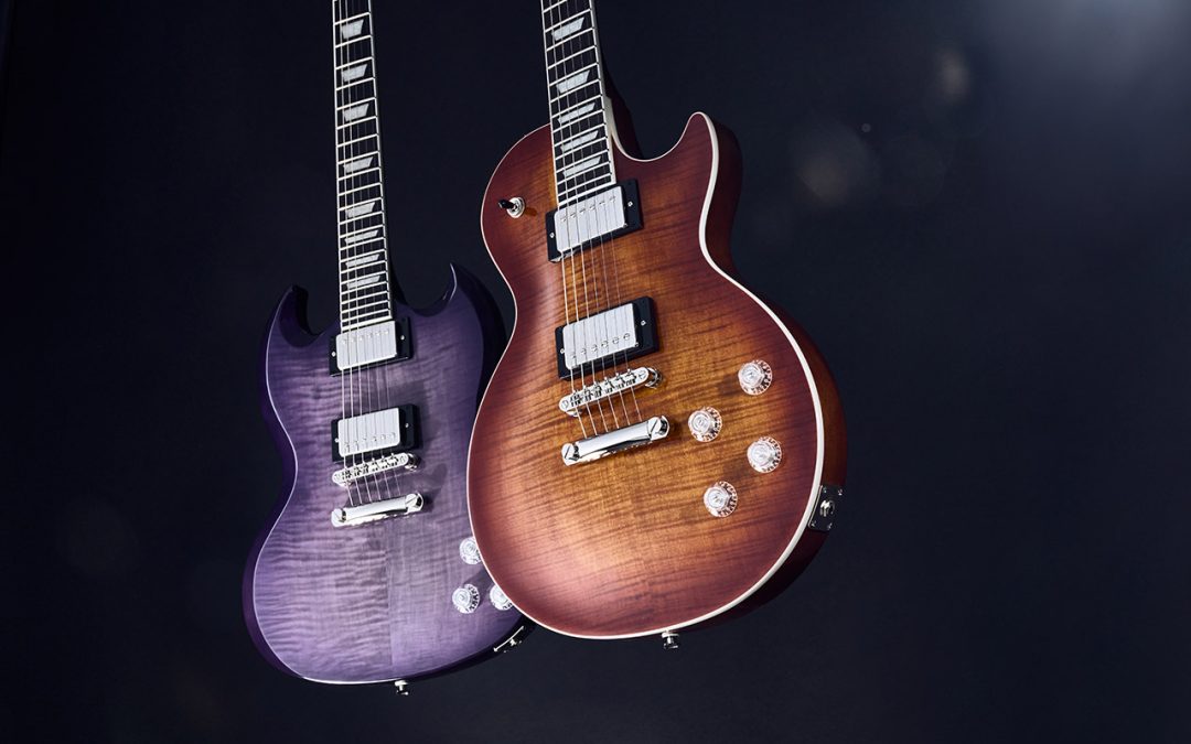 Epiphone Modern Figured Les Paul and SG—now available in two new finishes