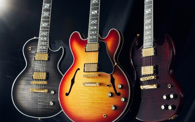 What makes the Gibson Les Paul Supreme, SG Supreme, and ES Supreme evolving works of art?