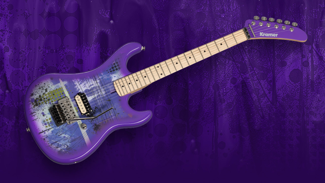 Kramer 84 Purple Splatter