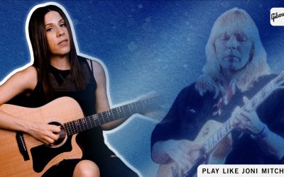 Video: How to use only two fingers and sound like Joni Mitchell in Open D tuning