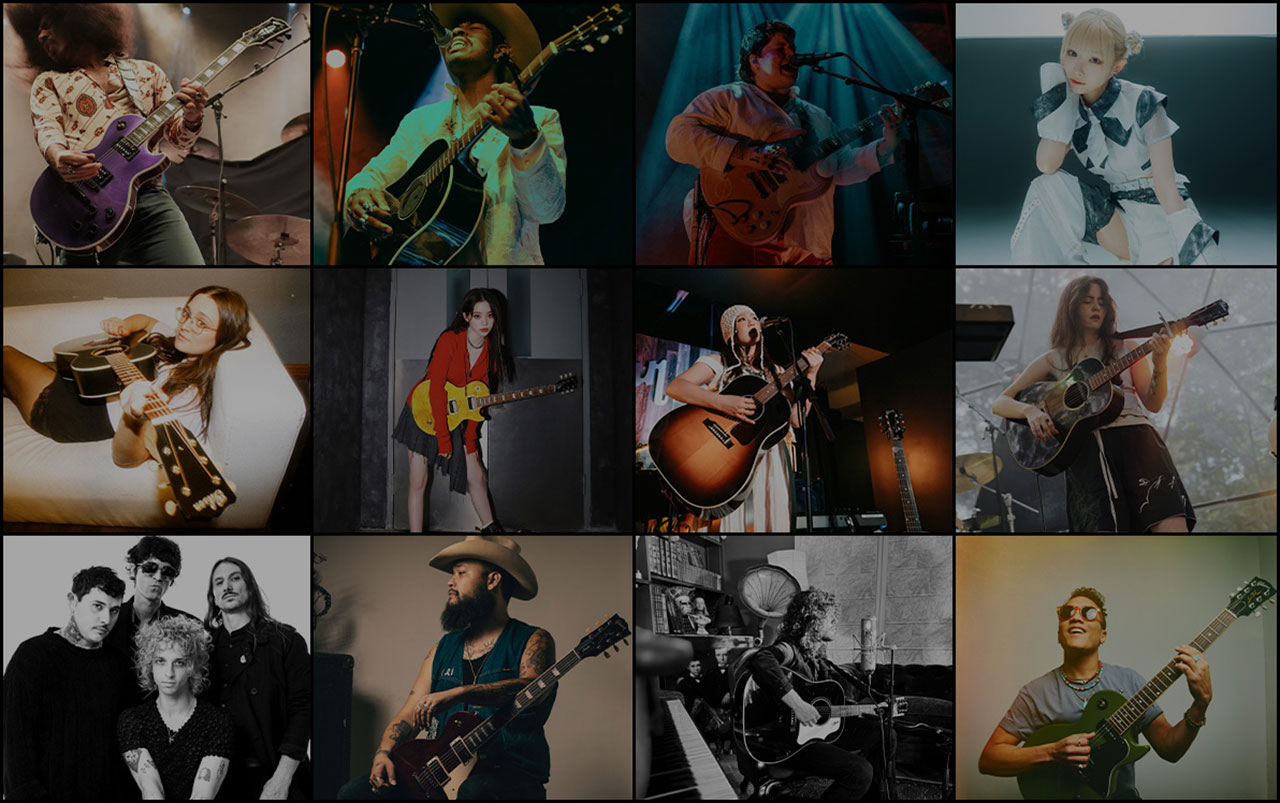 Gibson Artist Spotlight collage