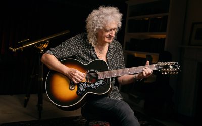 The celestial Gibson Custom Brian May SJ-200 12-String acoustic guitar has landed