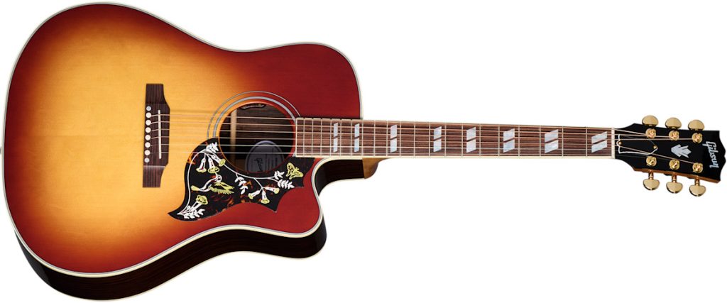 Hummingbird Standard Rosewood EC Rosewood Burst