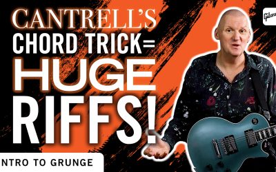 Video guitar lesson: Master the shimmer of Jerry Cantrell’s open-string grunge riffs