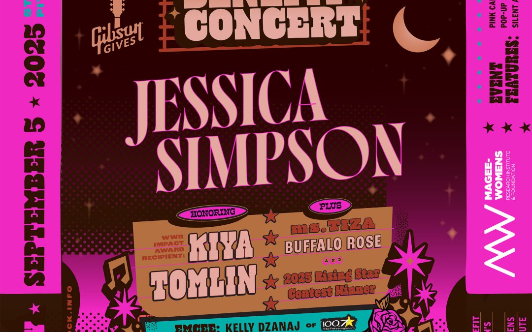 Gibson Gives: Jessica Simpson to headline 2025 Women Who Rock Benefit Concert in Pittsburgh