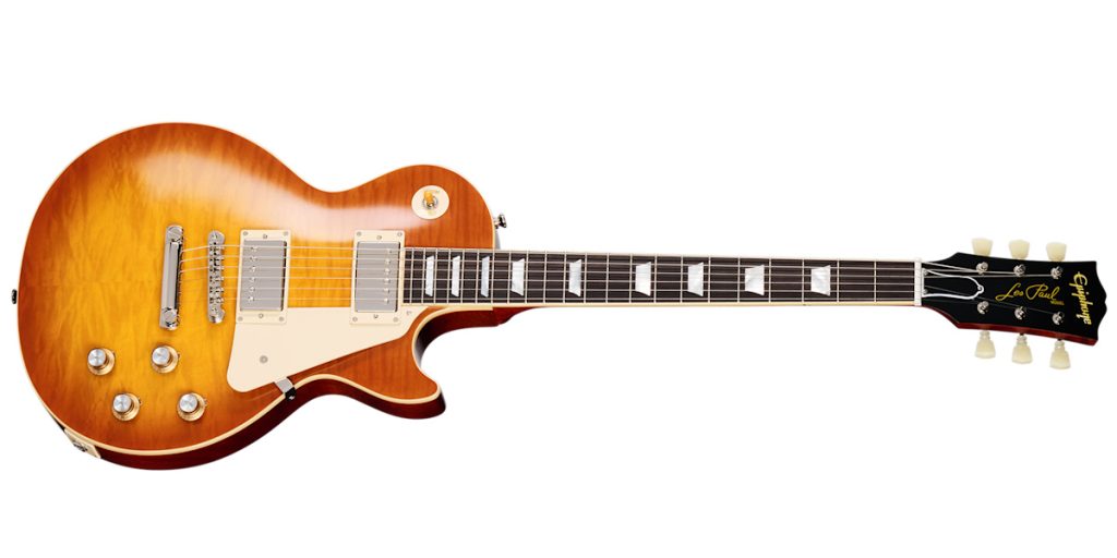Epiphone Inspired by Gibson Custom 1960 Les Paul Standard Reissue in Iced Tea Burst