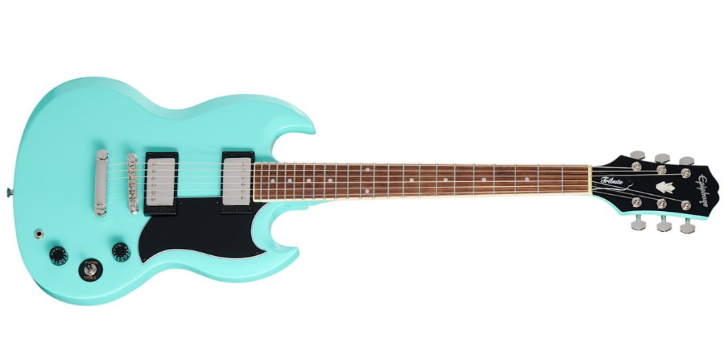 Epiphone SG Tribute in Aqua