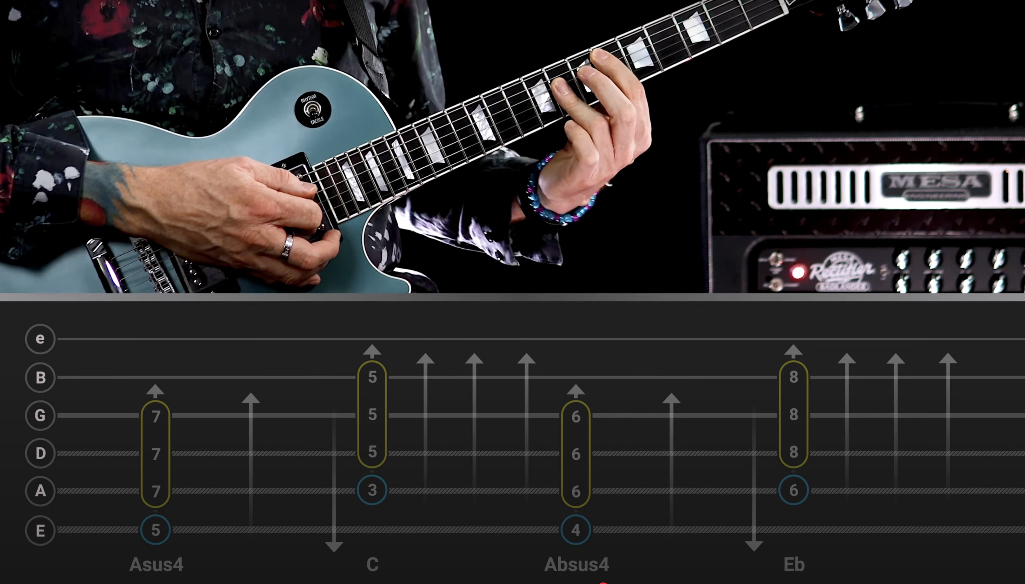 Guitar video lesson from the Gibson App