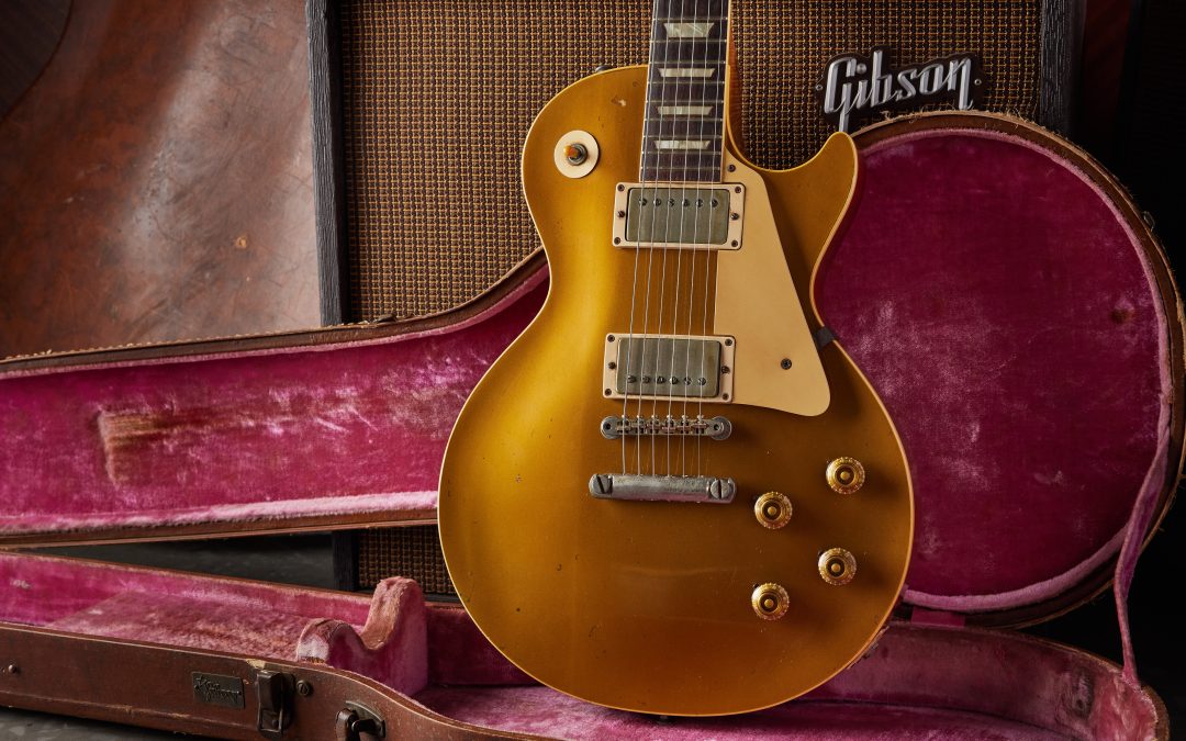 Up close with an original 1957 Gibson Les Paul Goldtop